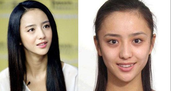 明星卸妆前后的惊人对比