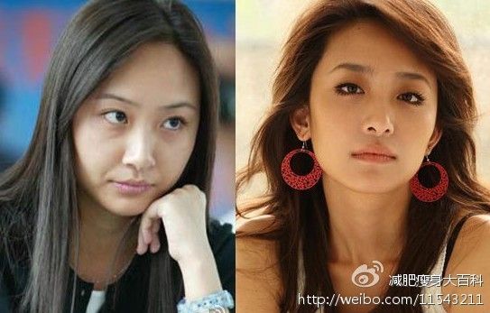 妆卸后的美女