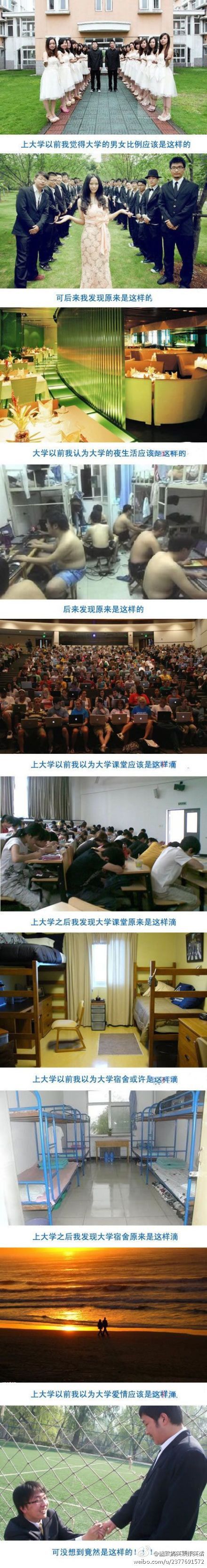 上大学前我以为是这样